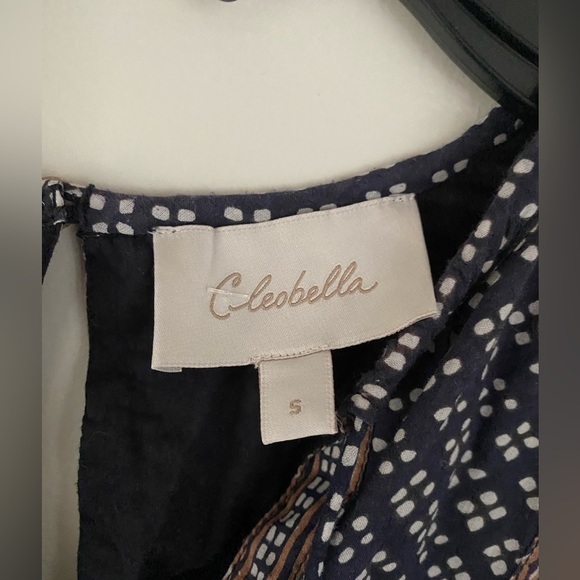 Cleobella Magdalena Mini Cotton Tie Waist Dress Size Small - Picture 3 of 11
